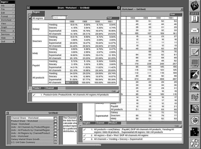 Software spotlight Lotus Improv — WinWorld